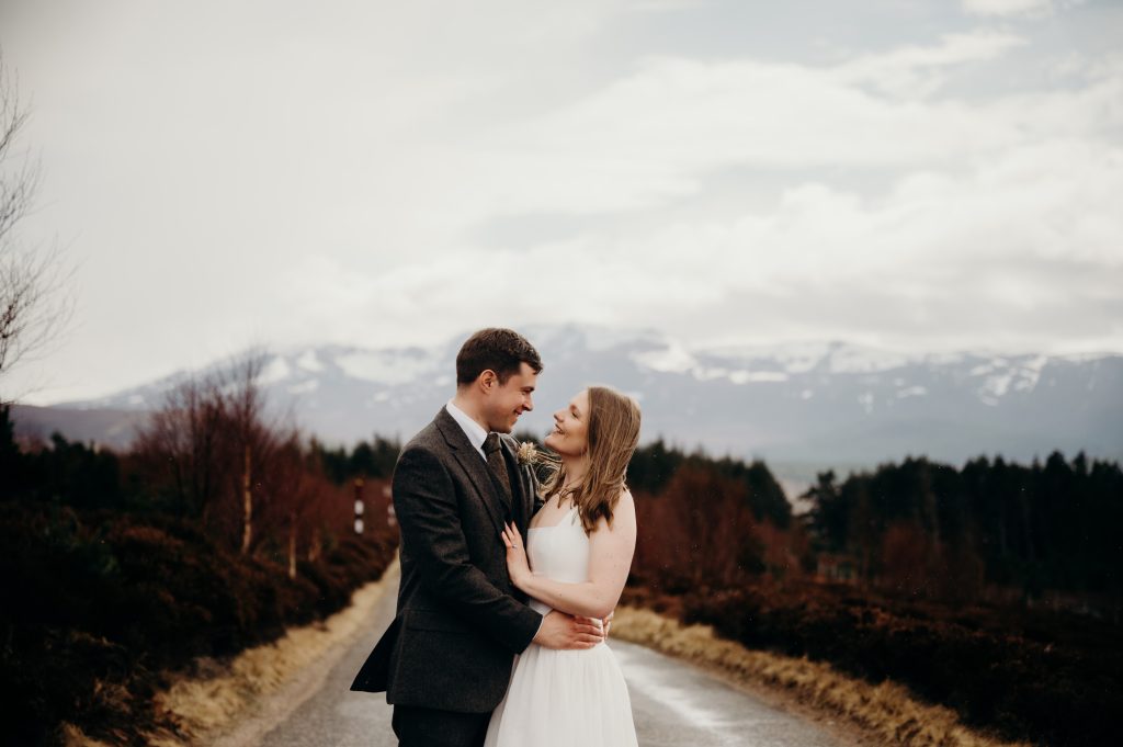 A couple eloping in Scotland